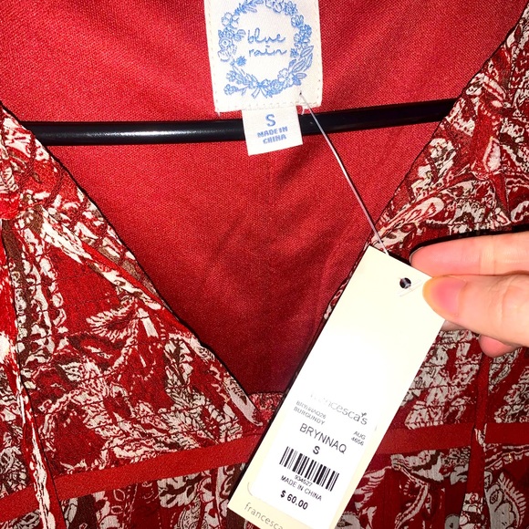 Maroon dress from Francesca’s! Size S NWT - Picture 3 of 4